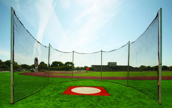 Steel Straight Post Discus Cage 1 Steel Straight Post Discus Cage