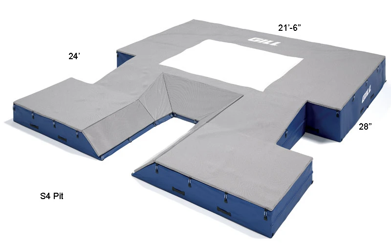 Gill S4 Pole Vault Landing Pit 1 Gill S4 Pole Vault Landing Pit