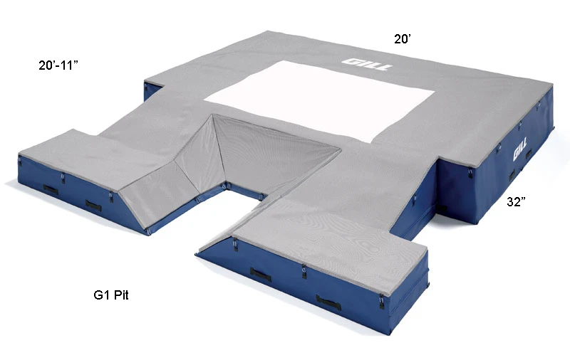 Gill G1 Pole Vault Landing Pit 1 Gill G1 Pole Vault Landing Pit