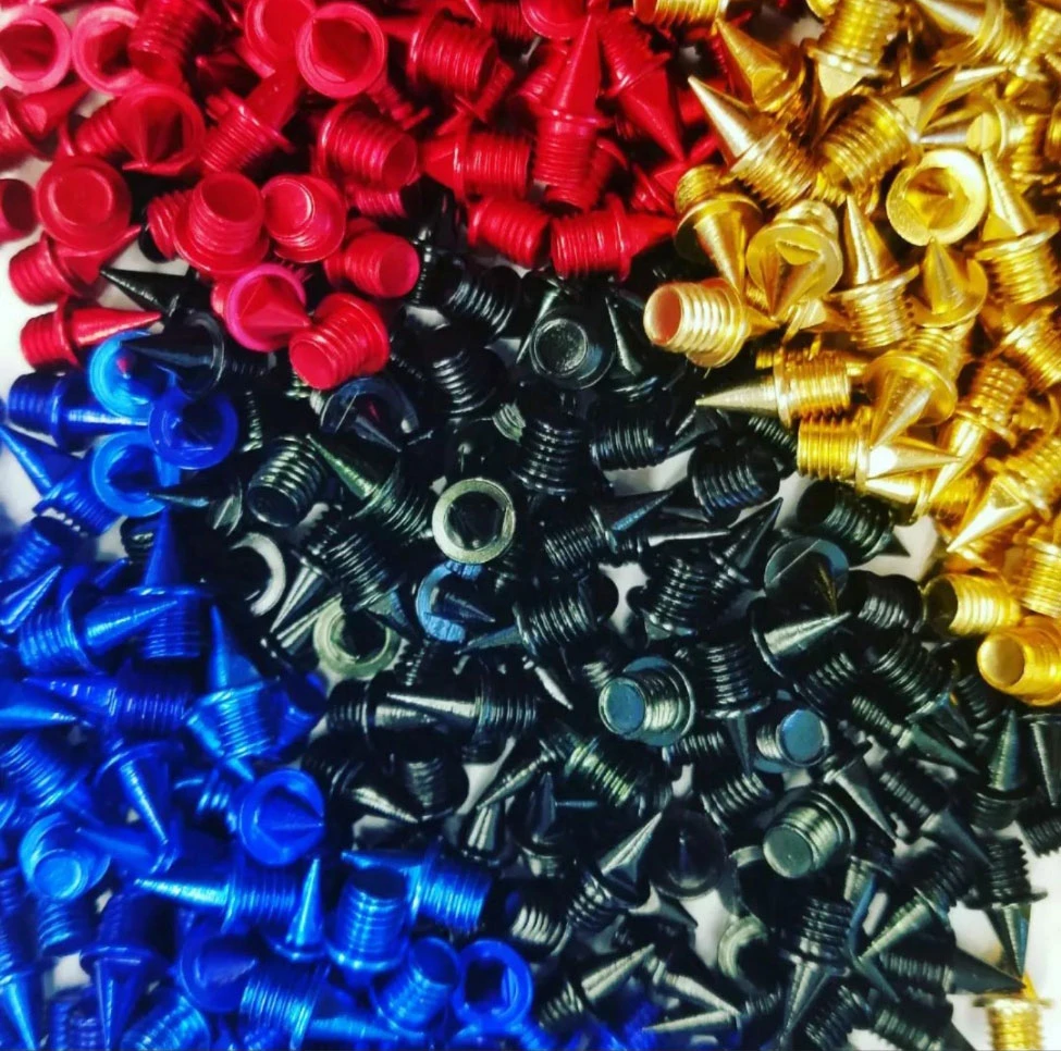 1/4 ALUMA Pyramid Spikes 1 1/4 ALUMA Pyramid Spikes